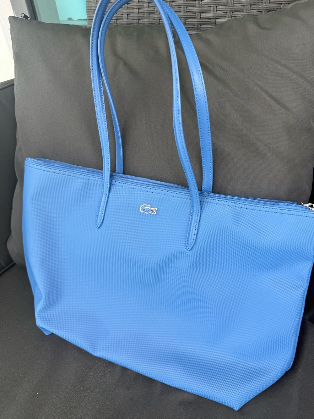 Lacoste Blue Tote Bag